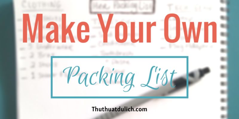 Building Your Packing List